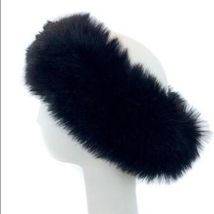 Surell Faux Fox Fur Lined Headband/Scarf-NWT